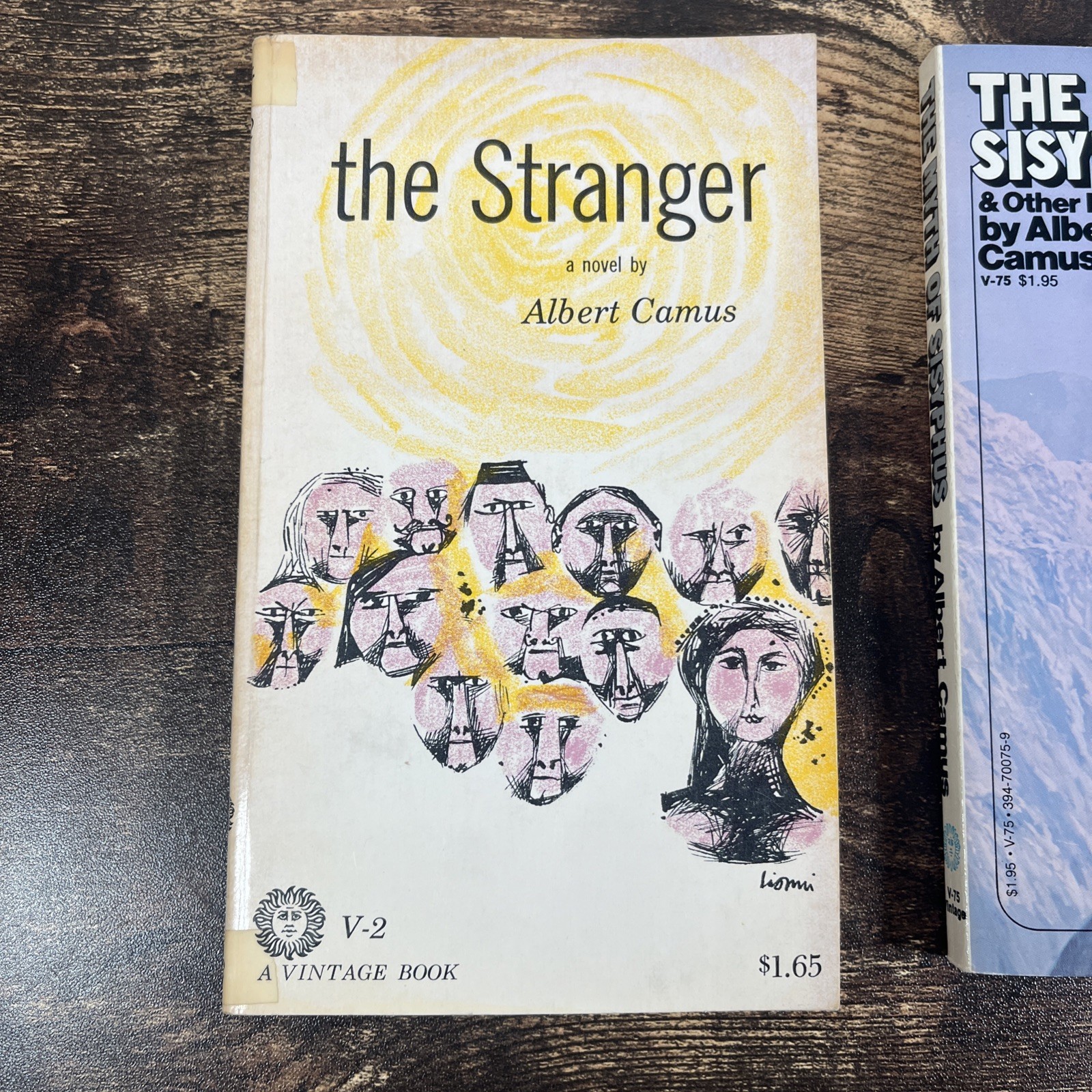 The Stranger A Novel by Albert Camus 1946 And The Myth Of Sisyphus 1955