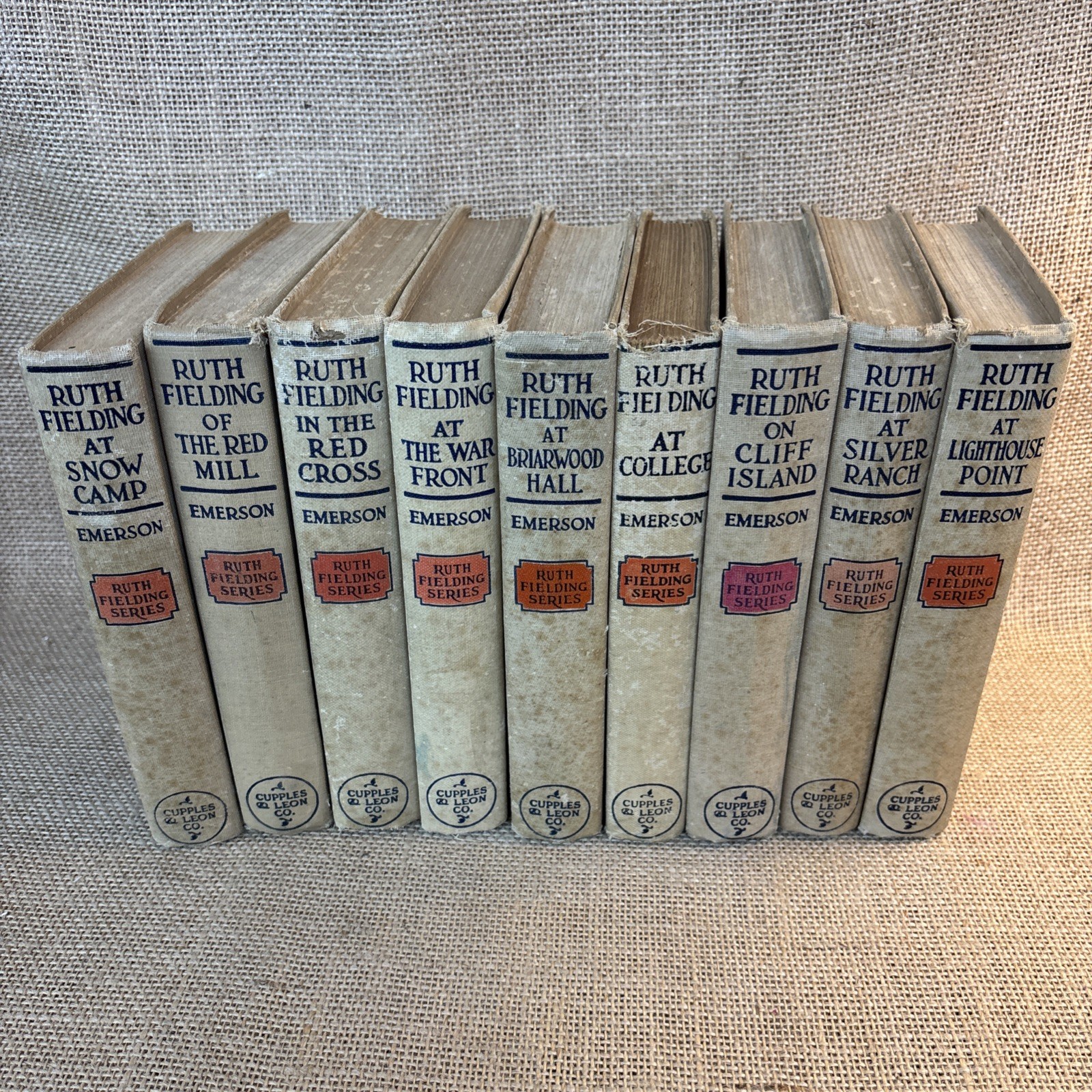 VTG Ruth Fielding Alice Emerson 9 Volumes Series Books for Young Girls Juvenile