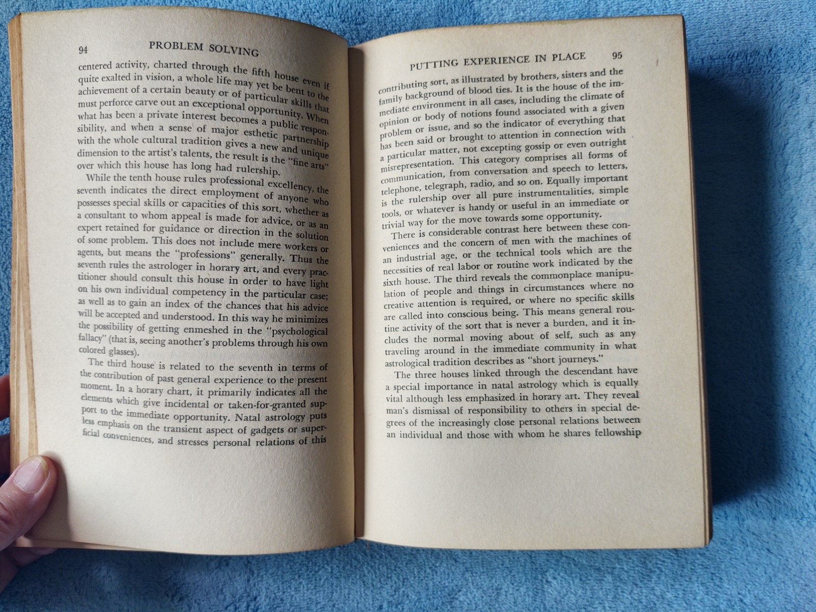 Problem Solving by Horary Astrology Marc Edmund Jones 1946 HC First Edition