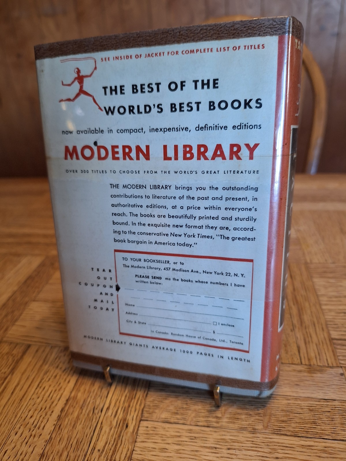 The Complete Works of Tacitus (Modern Library, HCDJ, 1942) Random House