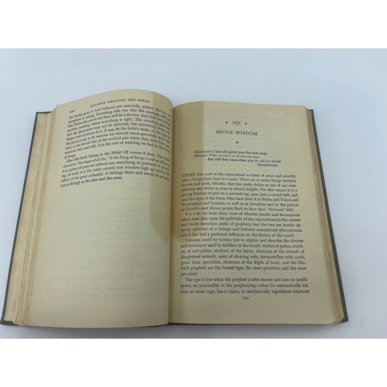 Journey Through The Bible Walter D Ferguson 1947 Harper Brothers Hardcover Green