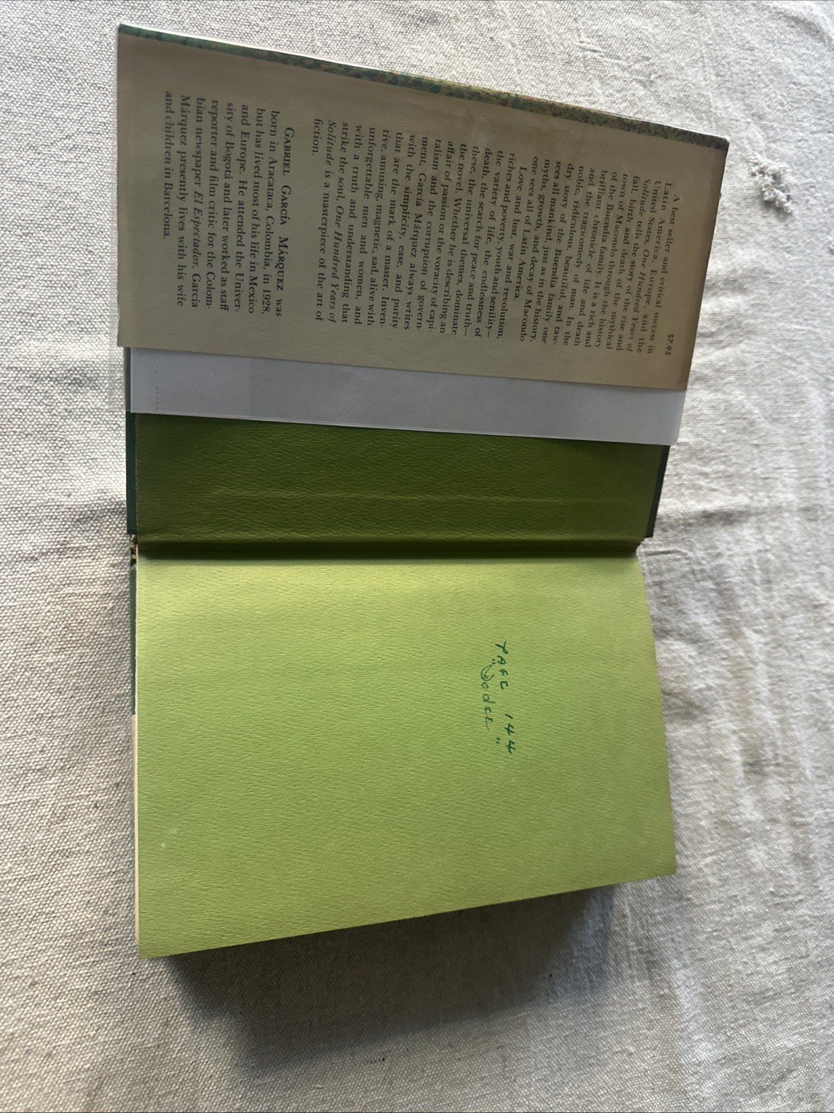 One Hundred Years of Solitude Gabriel Garcia Marquez TRUE First Edition 1970
