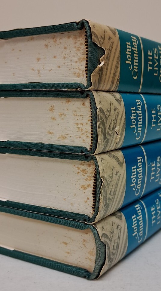 1969 The Lives Of The Painters, J. Canaday, Vol. 1-4. 1st Ed/1st Print&2nd 464