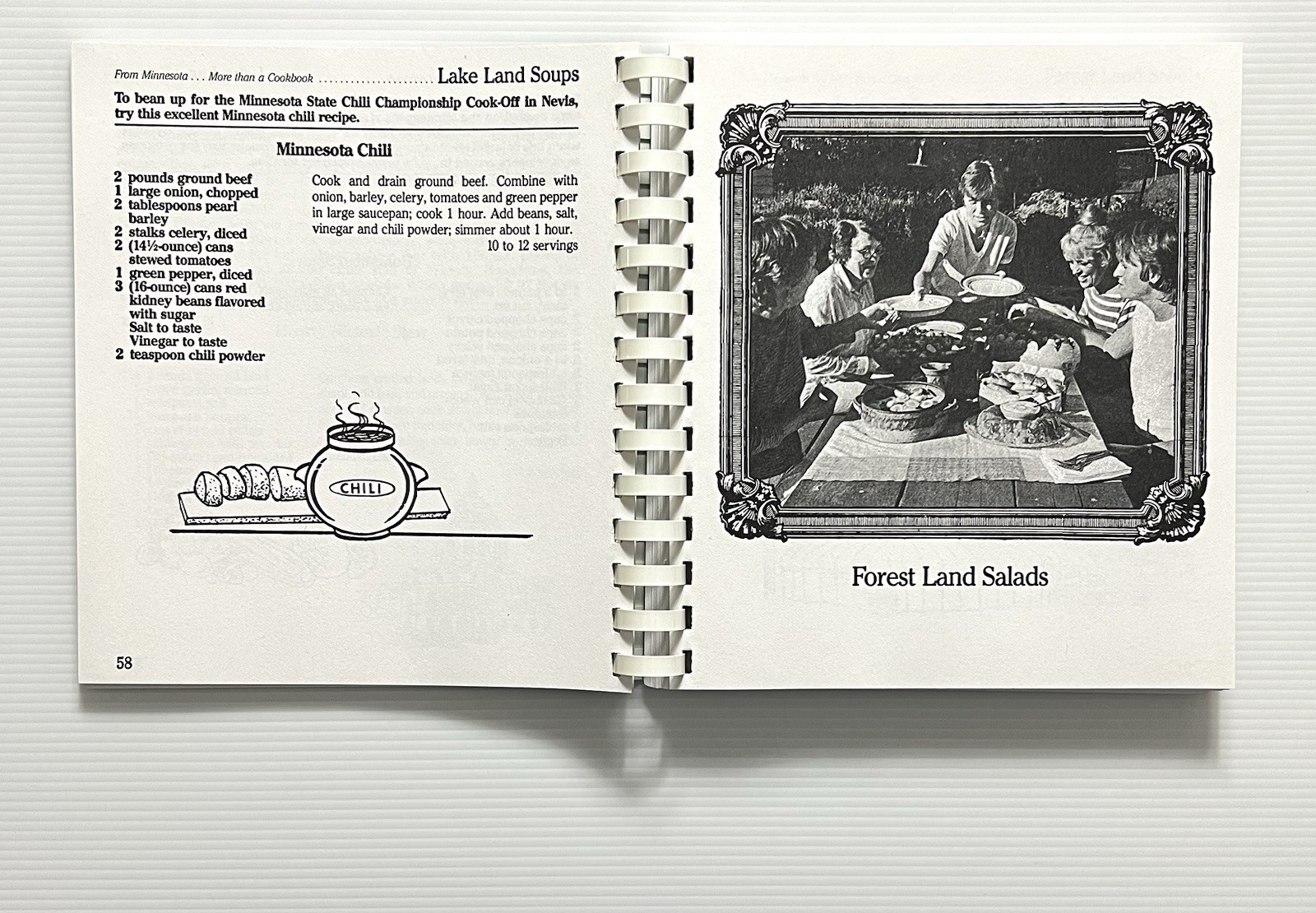 From Minnesota…More Than A Cookbook by Laurie & Debra Gluesing SB 1992