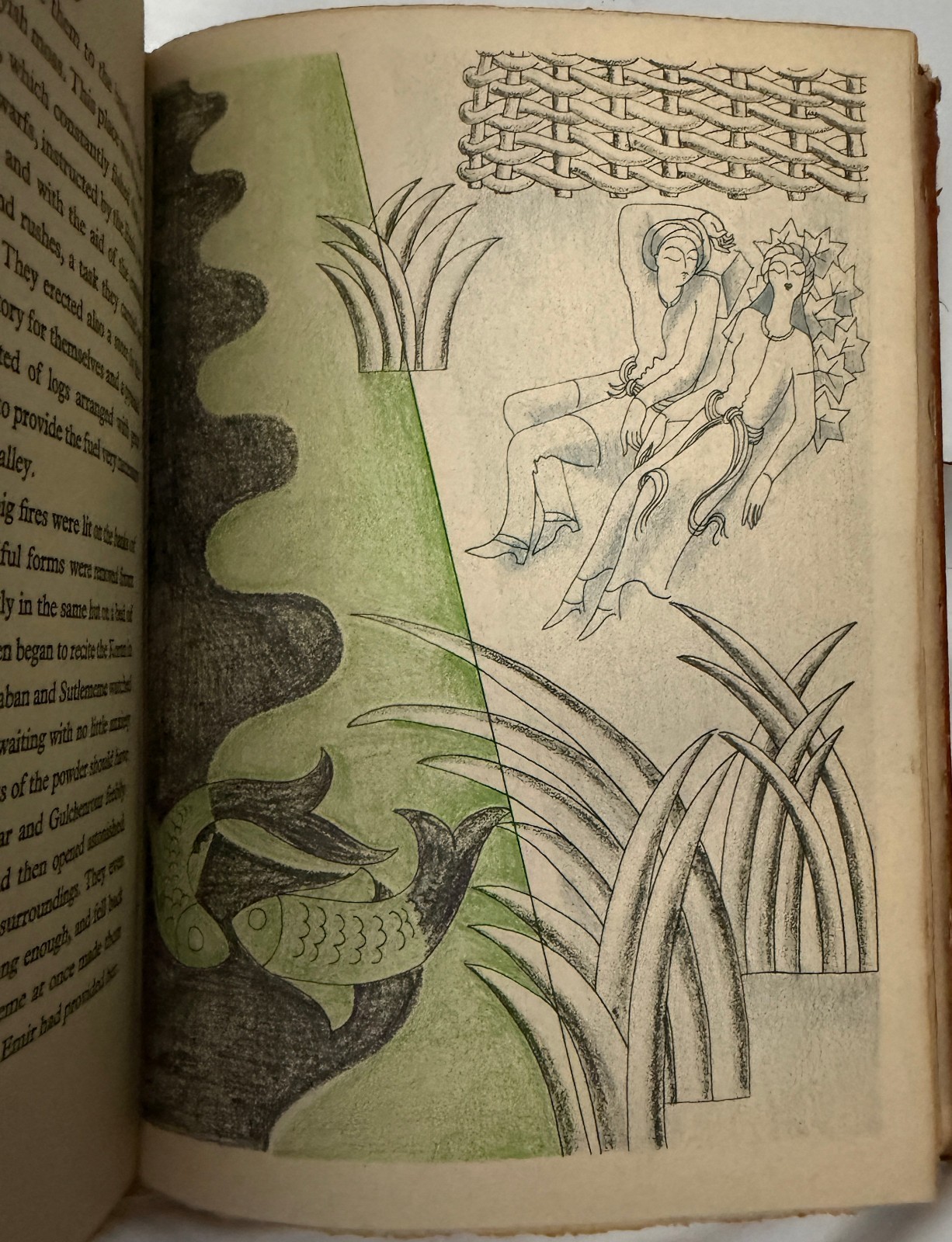VATHEK Limited edition Illus by Marion V Dorn, leather and vellum bound RARE