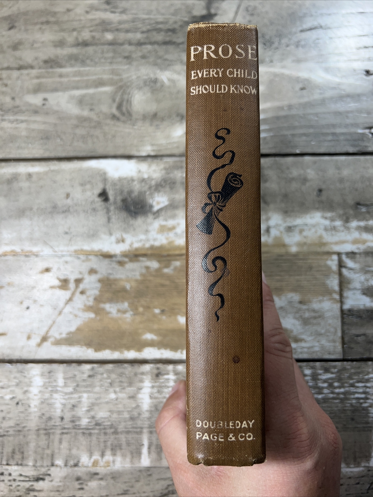 1908 Antique Children’s Language Book “Prose That Every Child Should Know”