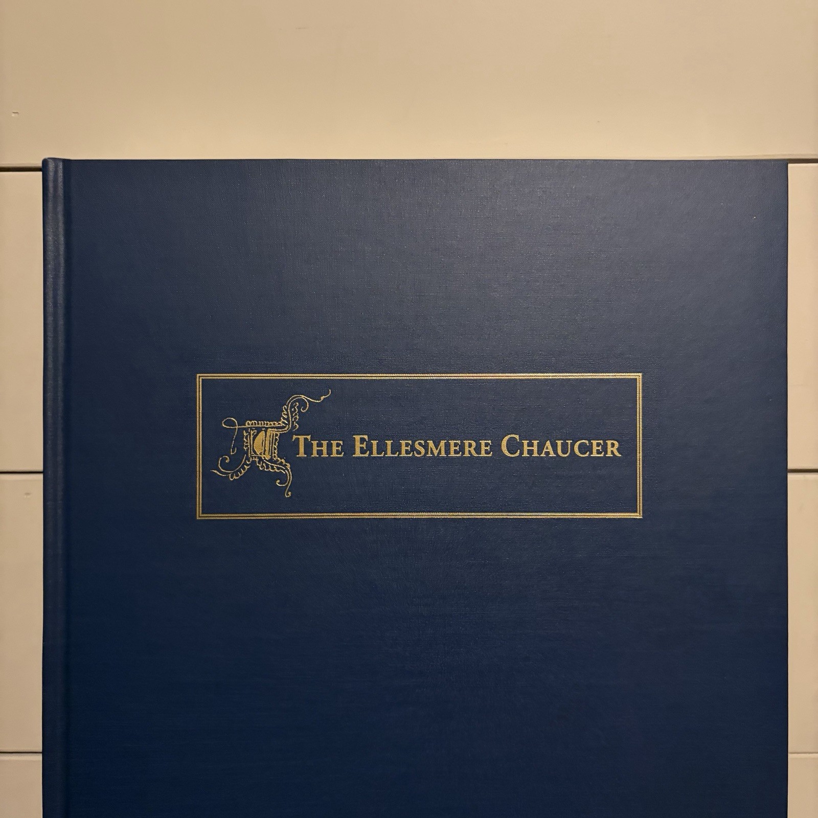 The Canterbury Tales New Ellesmere Chaucer Monochromatic Facsimile 1997 HC
