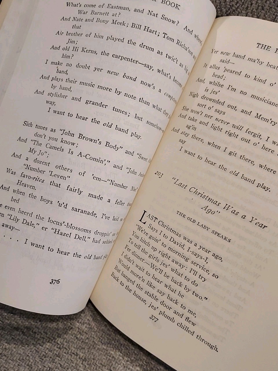 1916 HOOSIER BOOK OF RILEY VERSE James W Riley Bobbs-Merrell Co. CLEAN Blue HC