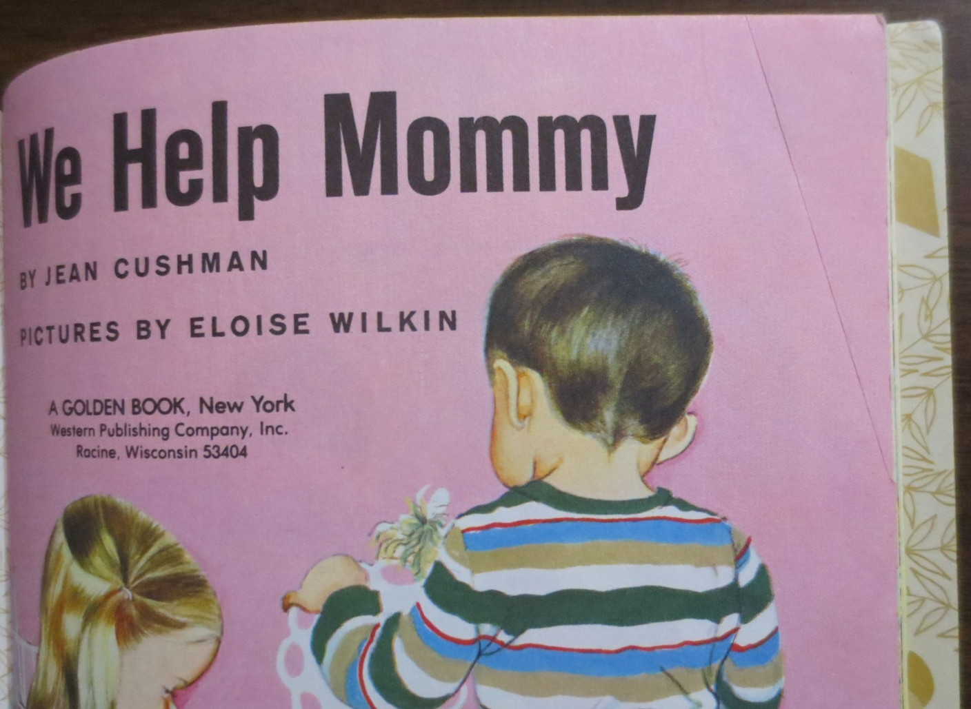 WE HELP MOMMY + WE HELP DADDY Vintage Hardcover Eloise Wilkin LOT of 2 Kids Bks