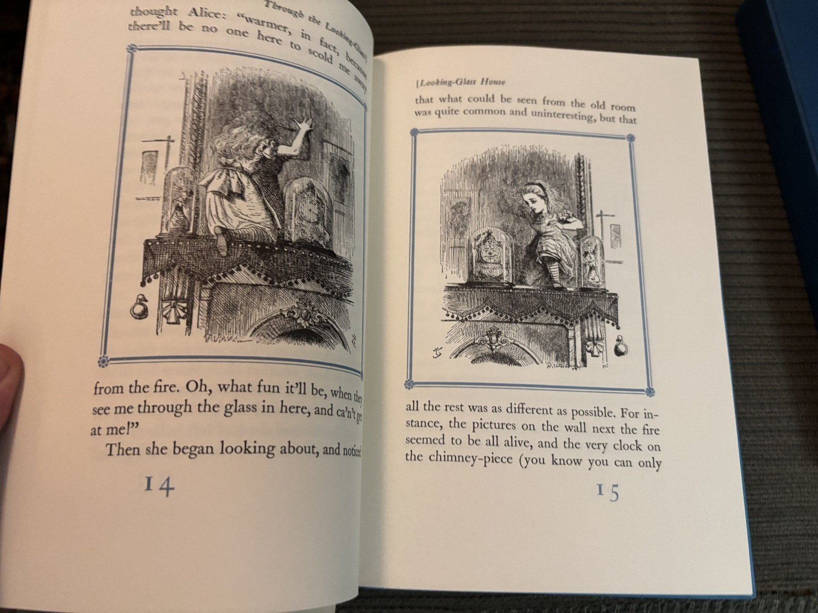 Through The Looking Glass By Lewis Carroll (1969 Heritage Press w/ Slipcase)
