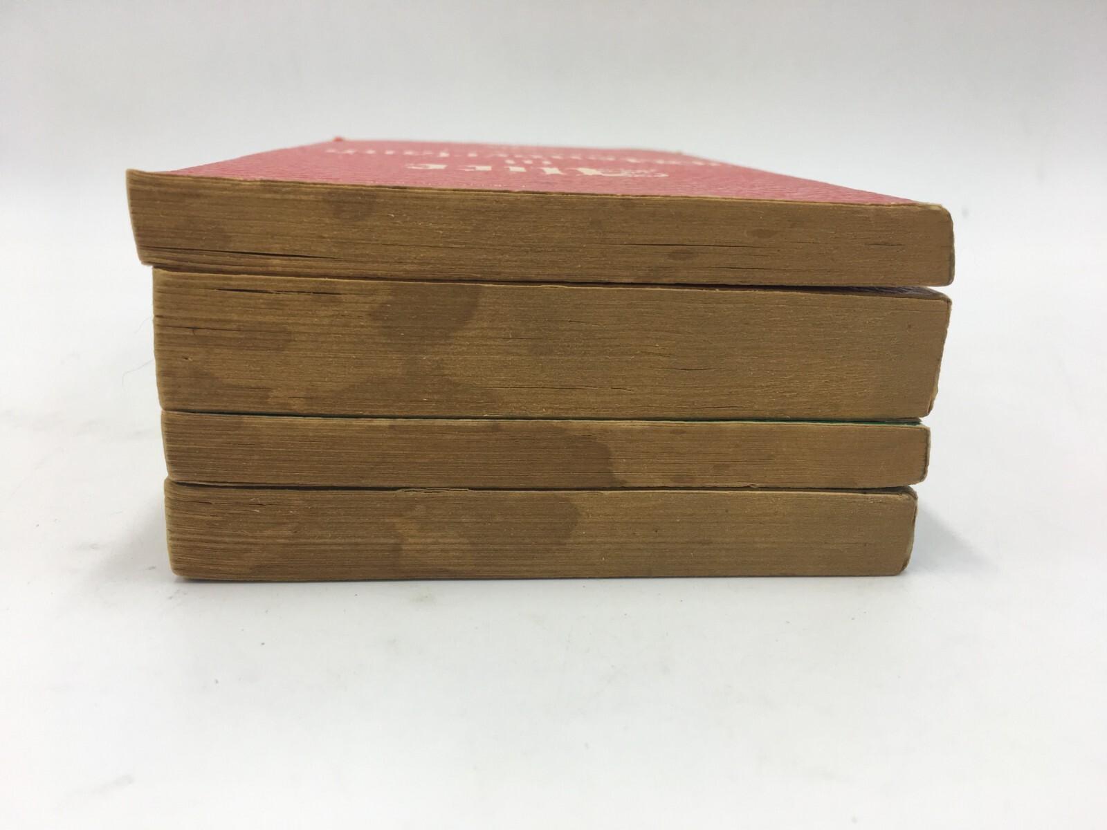 Lot of 4 – Vintage Leatherette Award Books Inc. – Best Seller Classics