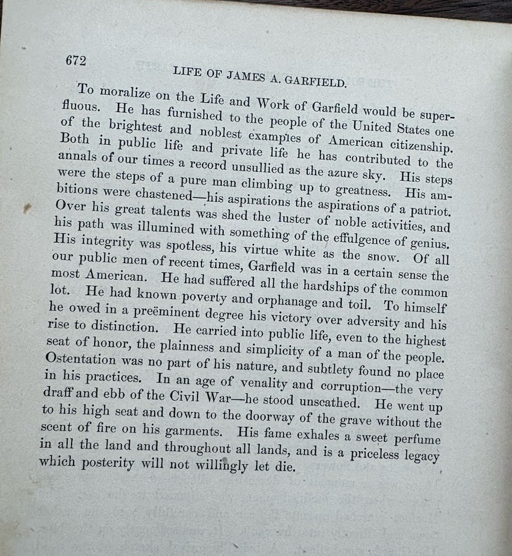 Life And Works Of James A. Garfield Ridpath 1881 Memorial Edition Illustrated