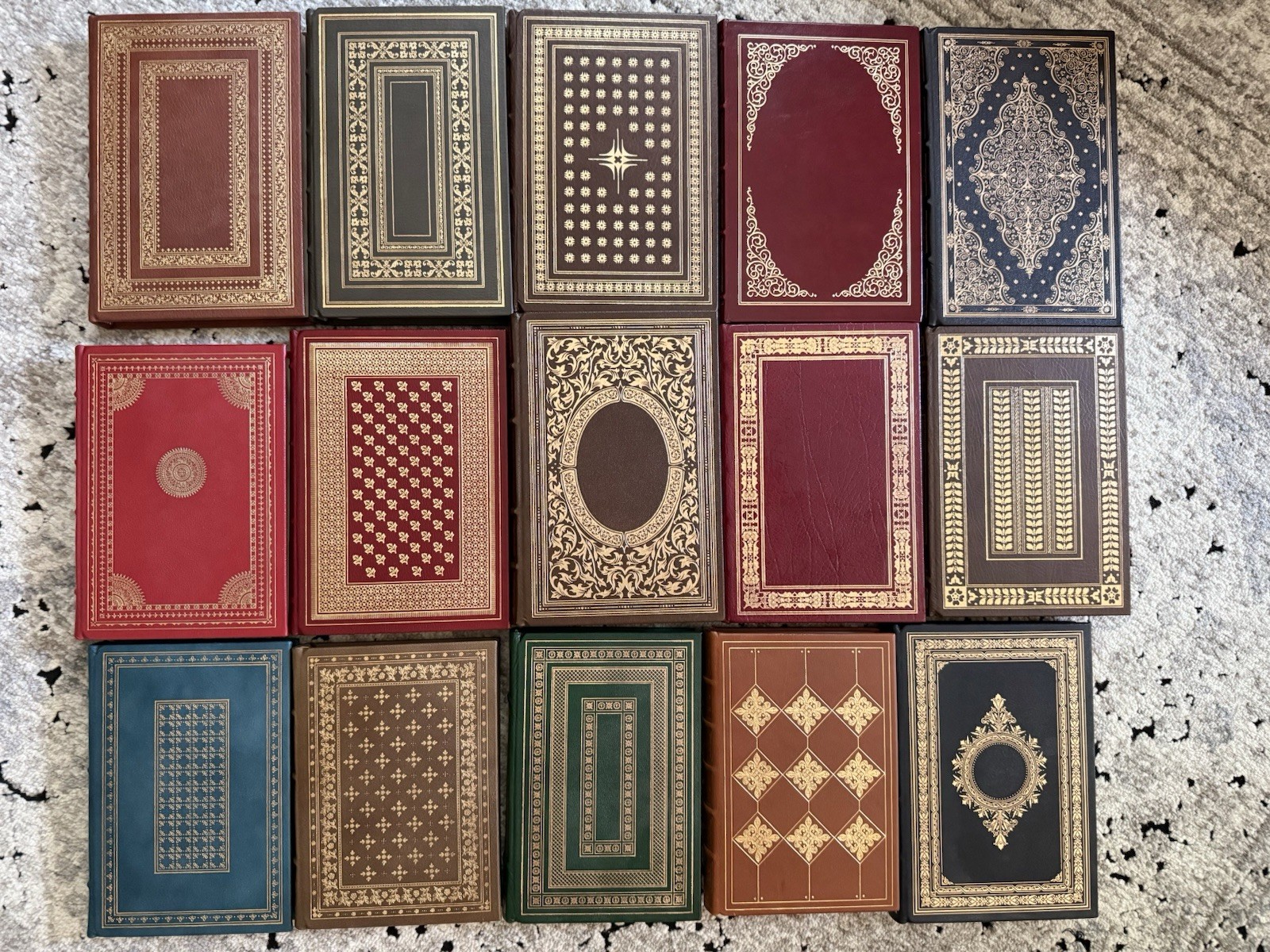 Lot Of 15 FRANKLIN LIBRARY LEATHER BOUND BOOKS Limited GOLD GILDED, MINT 70s-80s