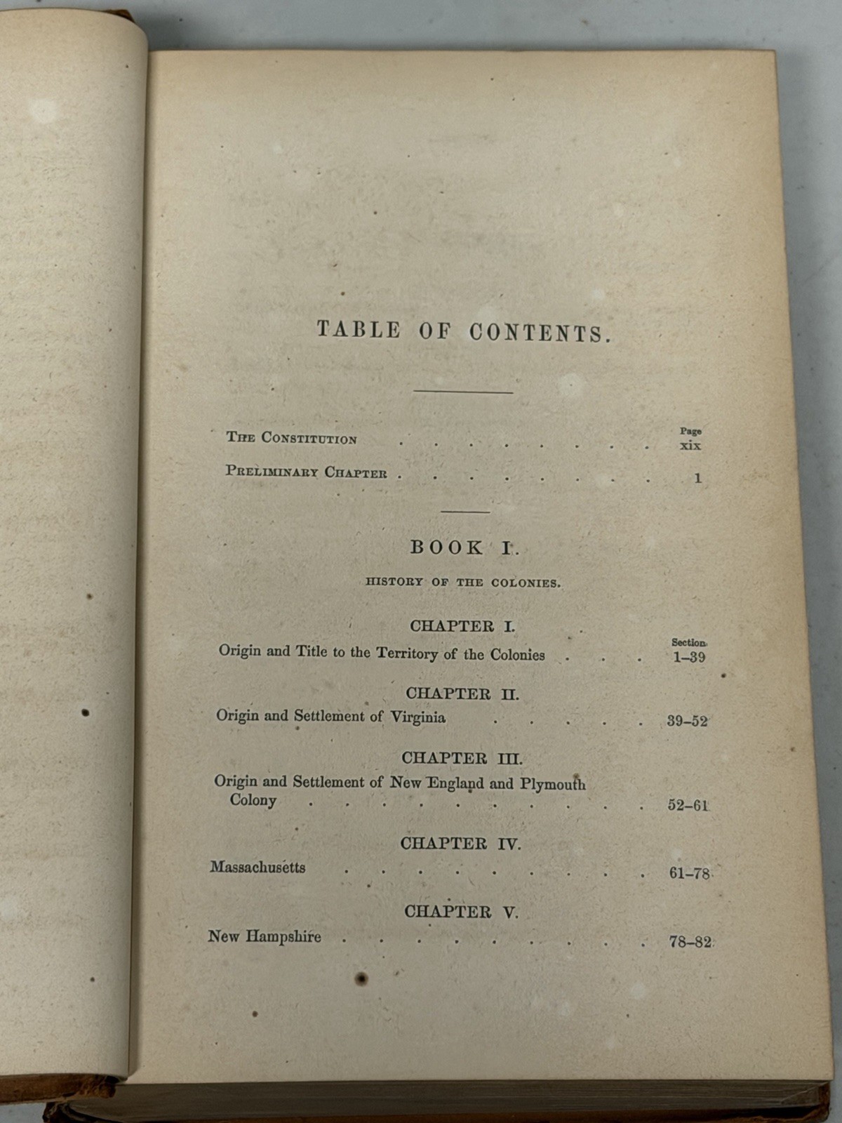 1858 Joseph Story Commentaries Constitution United States Vol 1 Leather Law Book