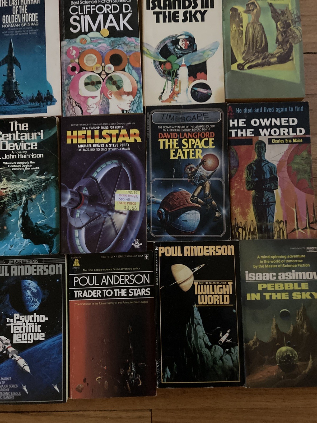 10X All Science Fiction Scifi Random Mix Paperback Books Vintage Lot