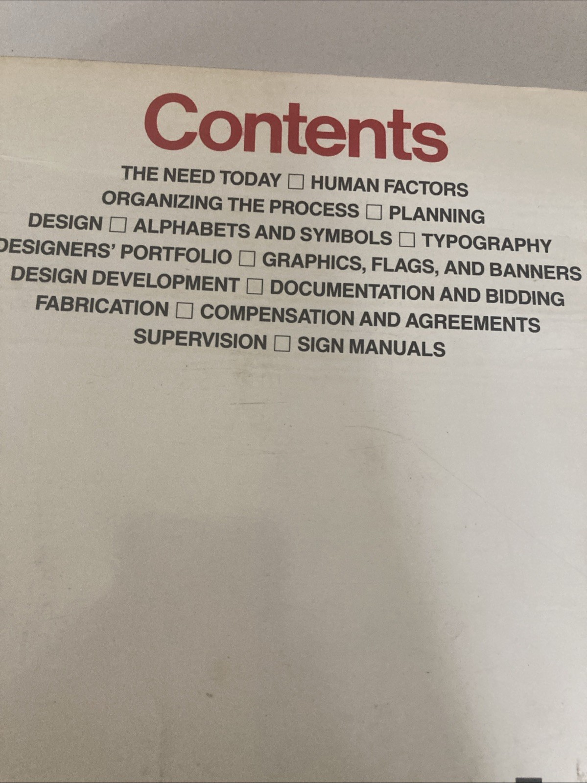 Architectural signing and graphics