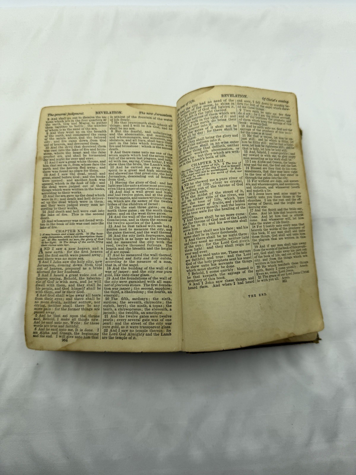 Holy Bible New & Old Testaments Orig Tongues New York American Bible S. 1866