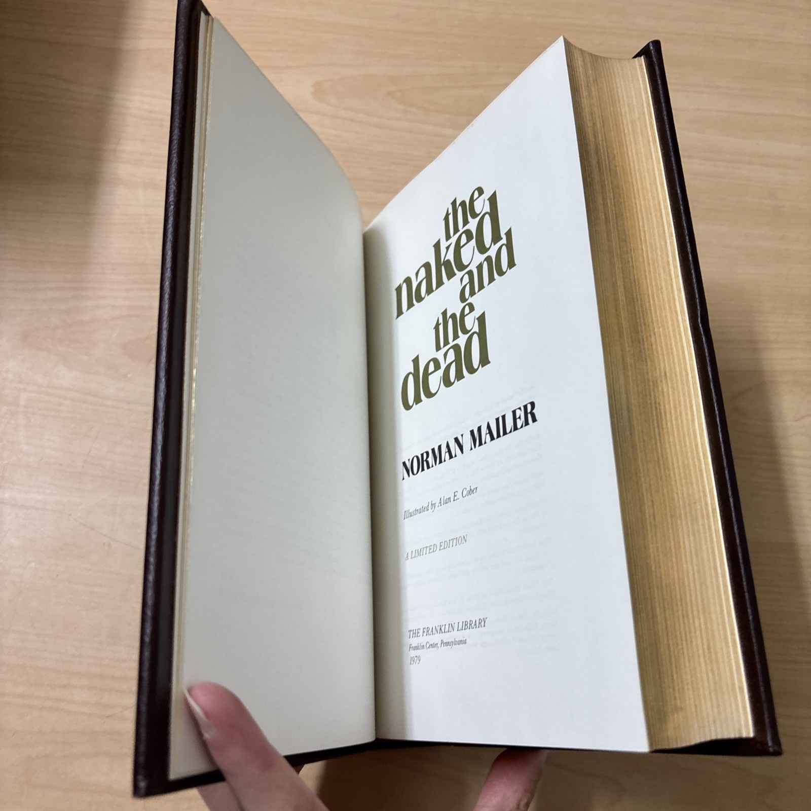 The Naked and the Dead Norman Mailer Signed Limited Edition Franklin Library HC