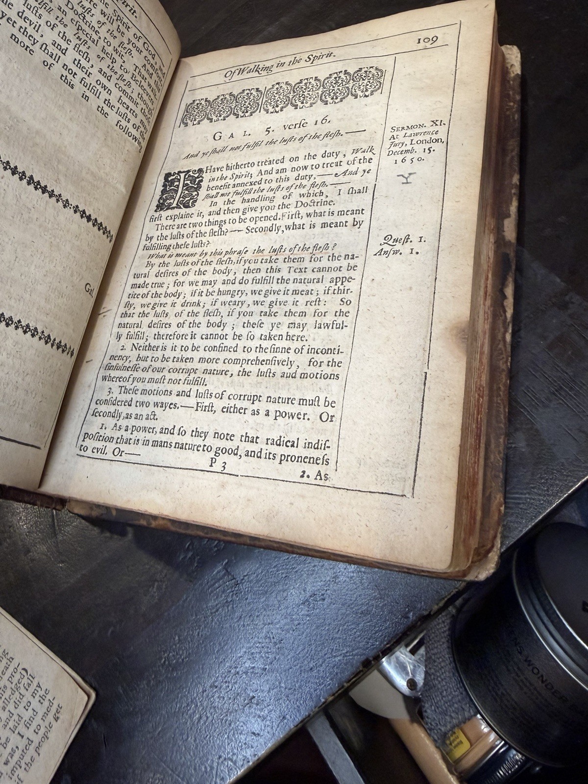1654 Works Christopher Love Christian Warfare Flesh/Spirit & Directory Puritan