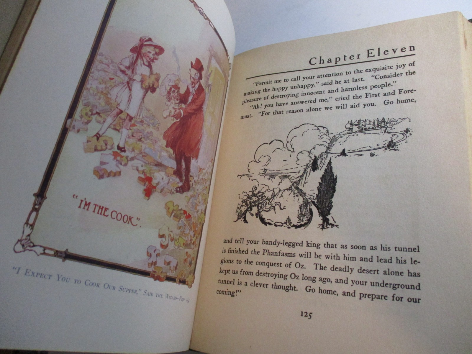 Emerald City of Oz, L Frank Baum, Reilly & Lee, 12 Color Plates, 1920s Edition