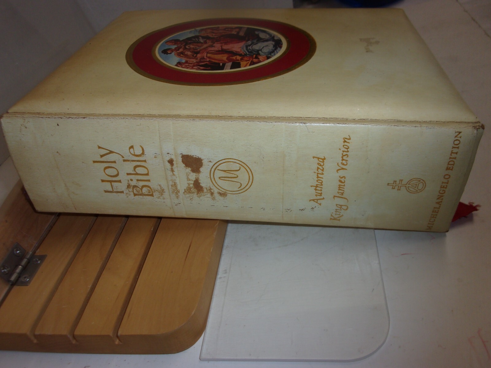 The Holy Bible Michelangelo Edition KJV Abradale Press Publishers 1965 Old & New
