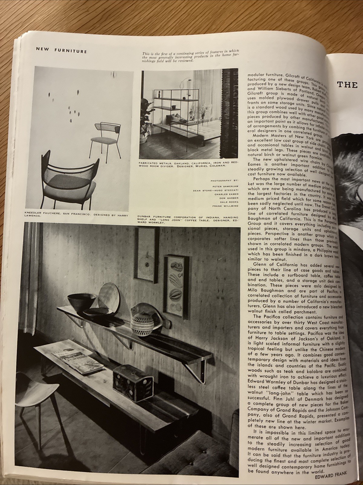 1952 Greta Grossman ARTS + ARCHITECTURE Good DESIGN Harry LAWENDA Henry MITTWER
