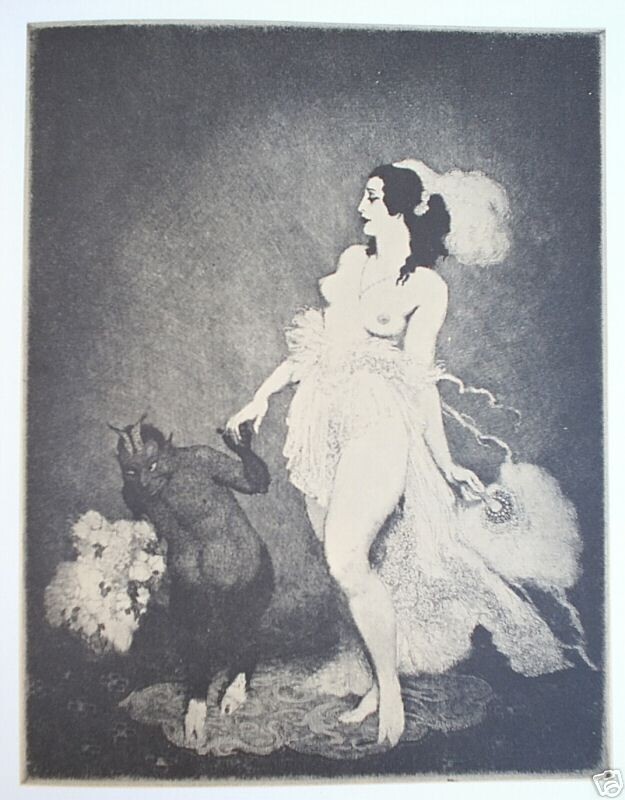 1982 NORMAN LINDSAY ETCHINGS *LIKE NEW*w 100 FULL PAGE PLATES FREE EXPRESS W/W