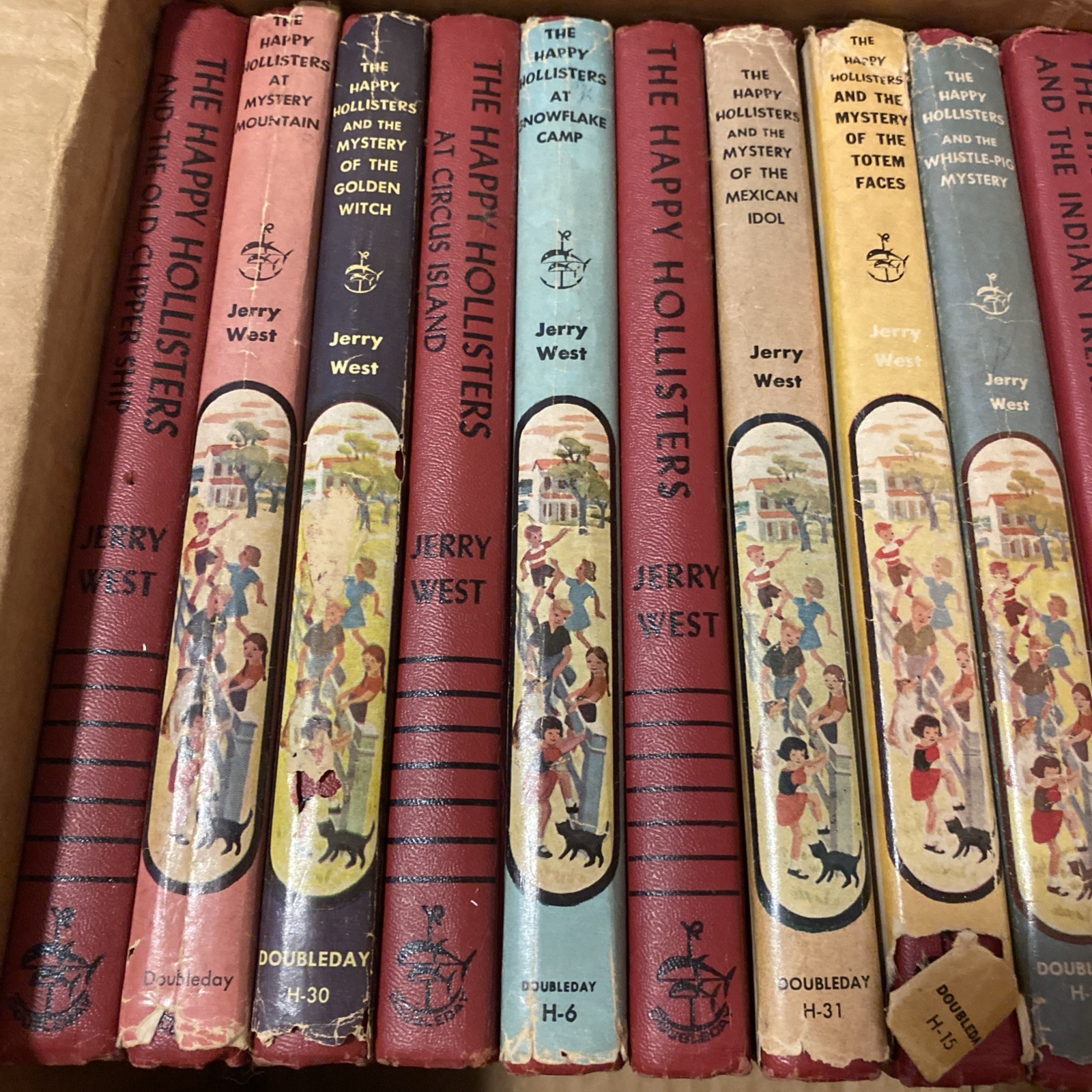 The Happy Hollisters Book Series Lot of 10 HC Volumes w/ Dust Jackets