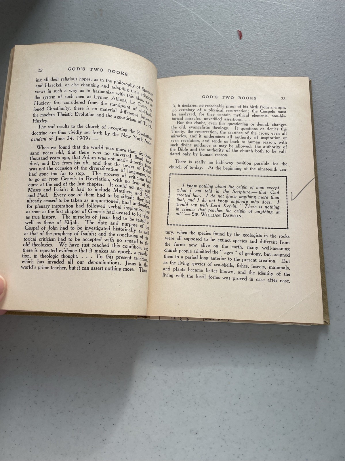 Two Books By George Price 1918 Underlining In The Book