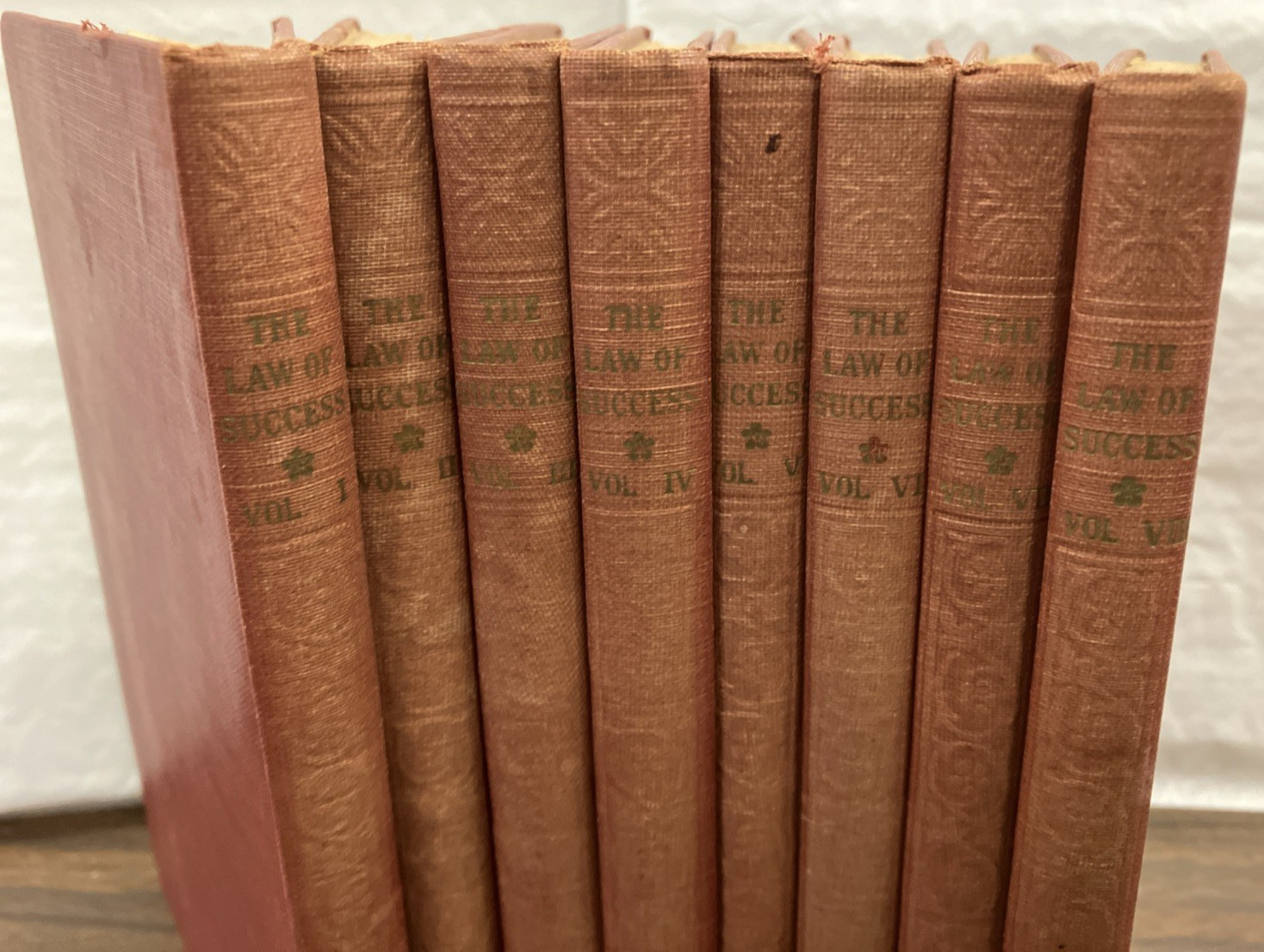The Law of Success by Napoleon Hill 1946 Society Volumes 1-8