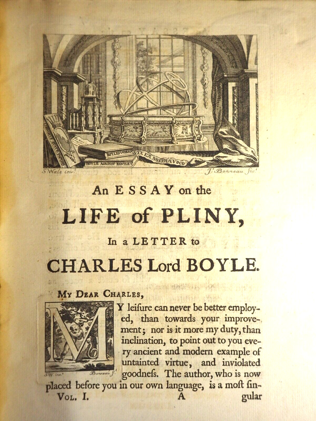Letters of Pliny the Younger With Observations on each Letter, 1751, 1st thus