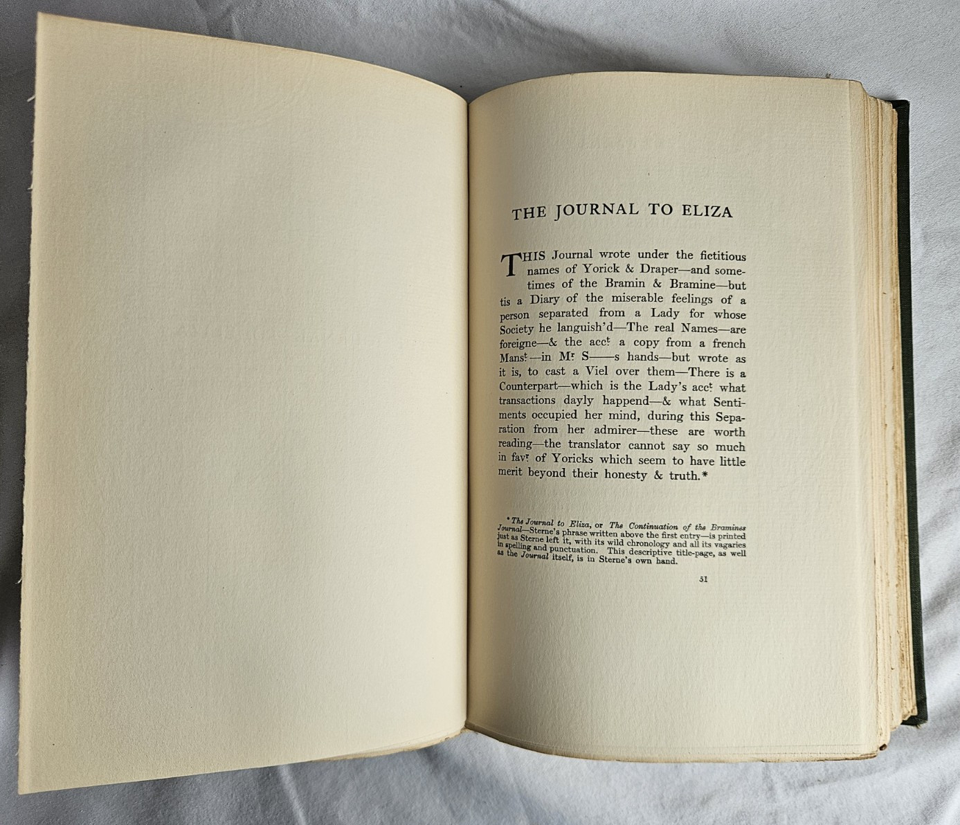 Antique The Life Works Of Laurence Sterne Journal To Eliza And Letters 1904