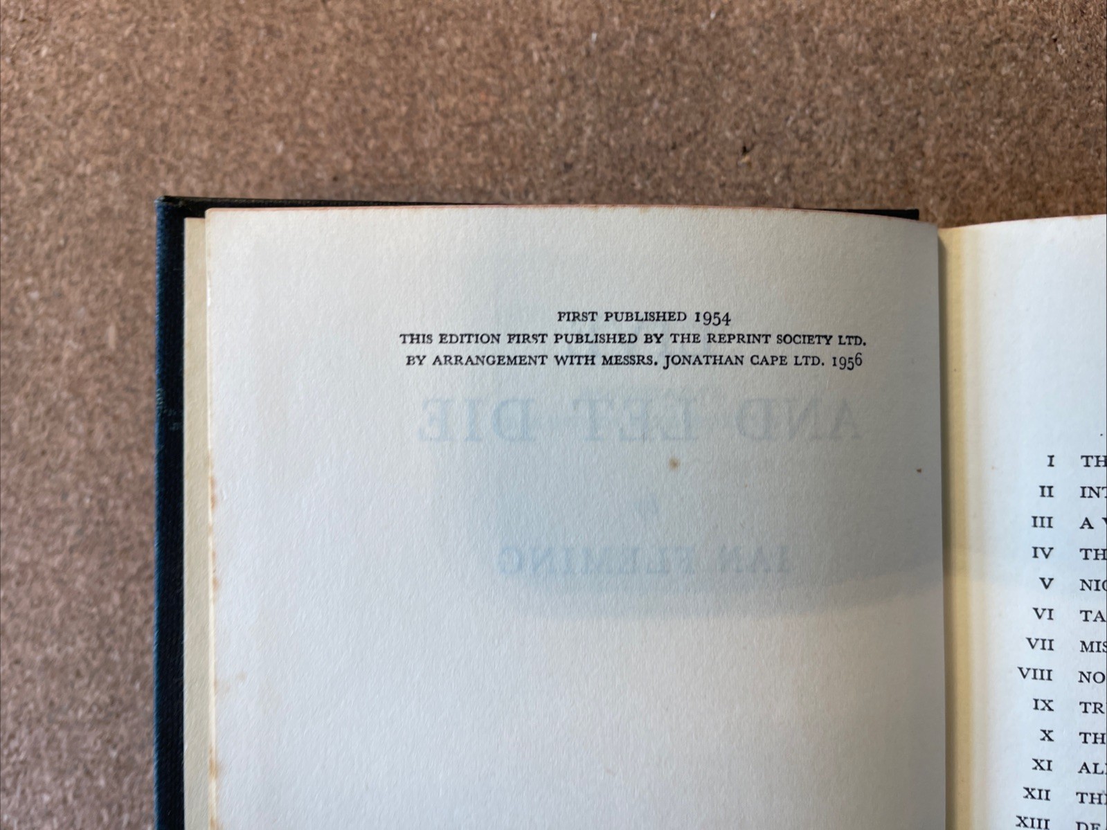 Live And Let Die By Ian Fleming 1956 HB Good, James Bond 007, Reprint Society Ed