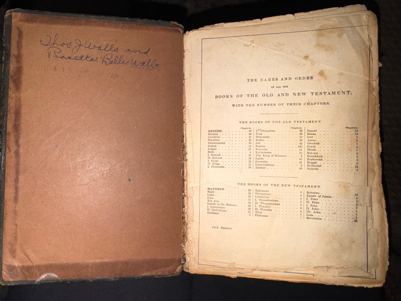 1897 Holy Bible Old & New Testaments Leather Illustrated Christian Herald