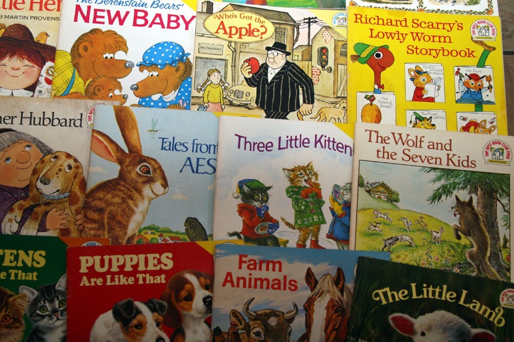 Lot of 37 BEST BOOK CLUB EVER Vintage Children’s Books Random House Pictureback