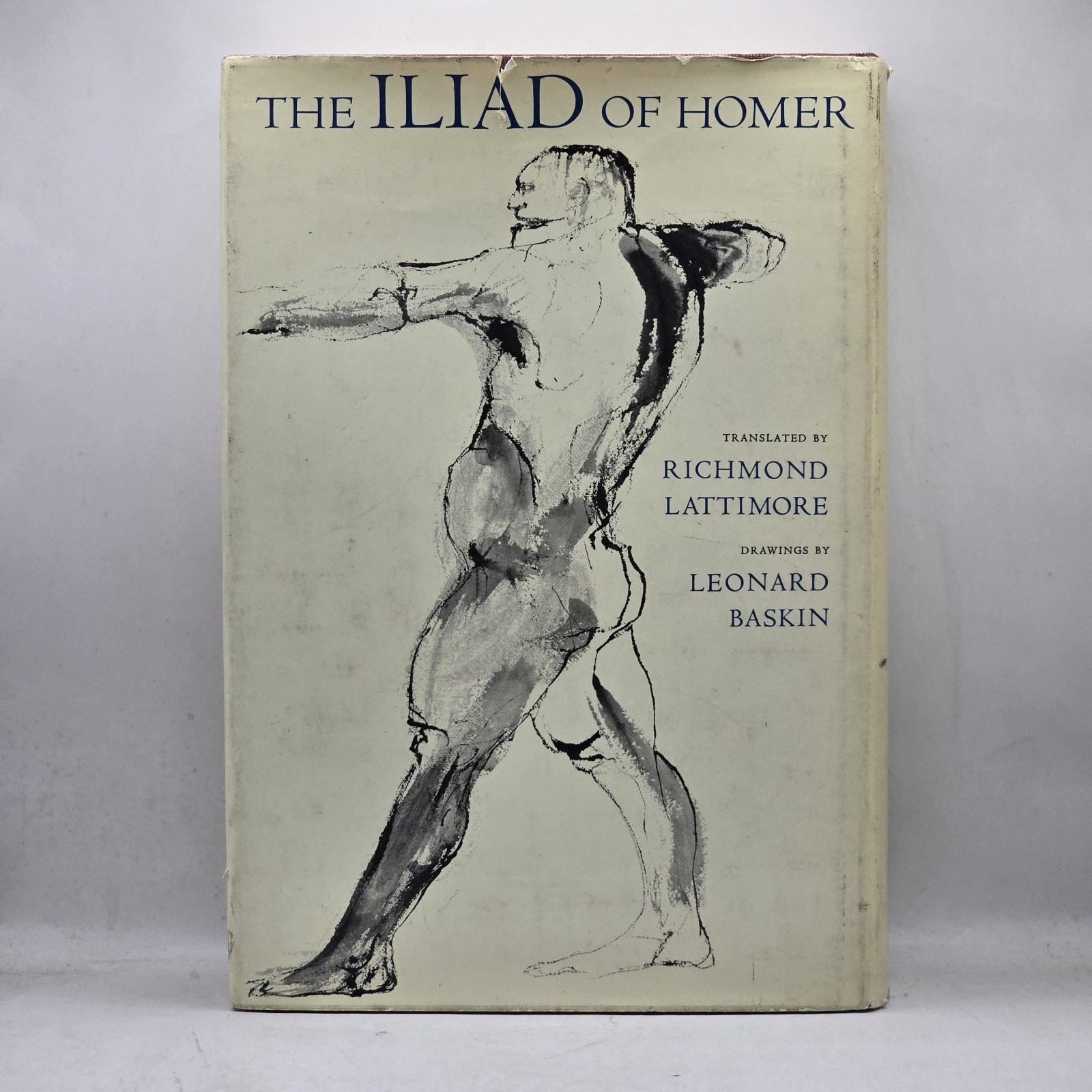 The Iliad of Homer 1962 By Richmond Lattimore Drawings By Leonard Baskin