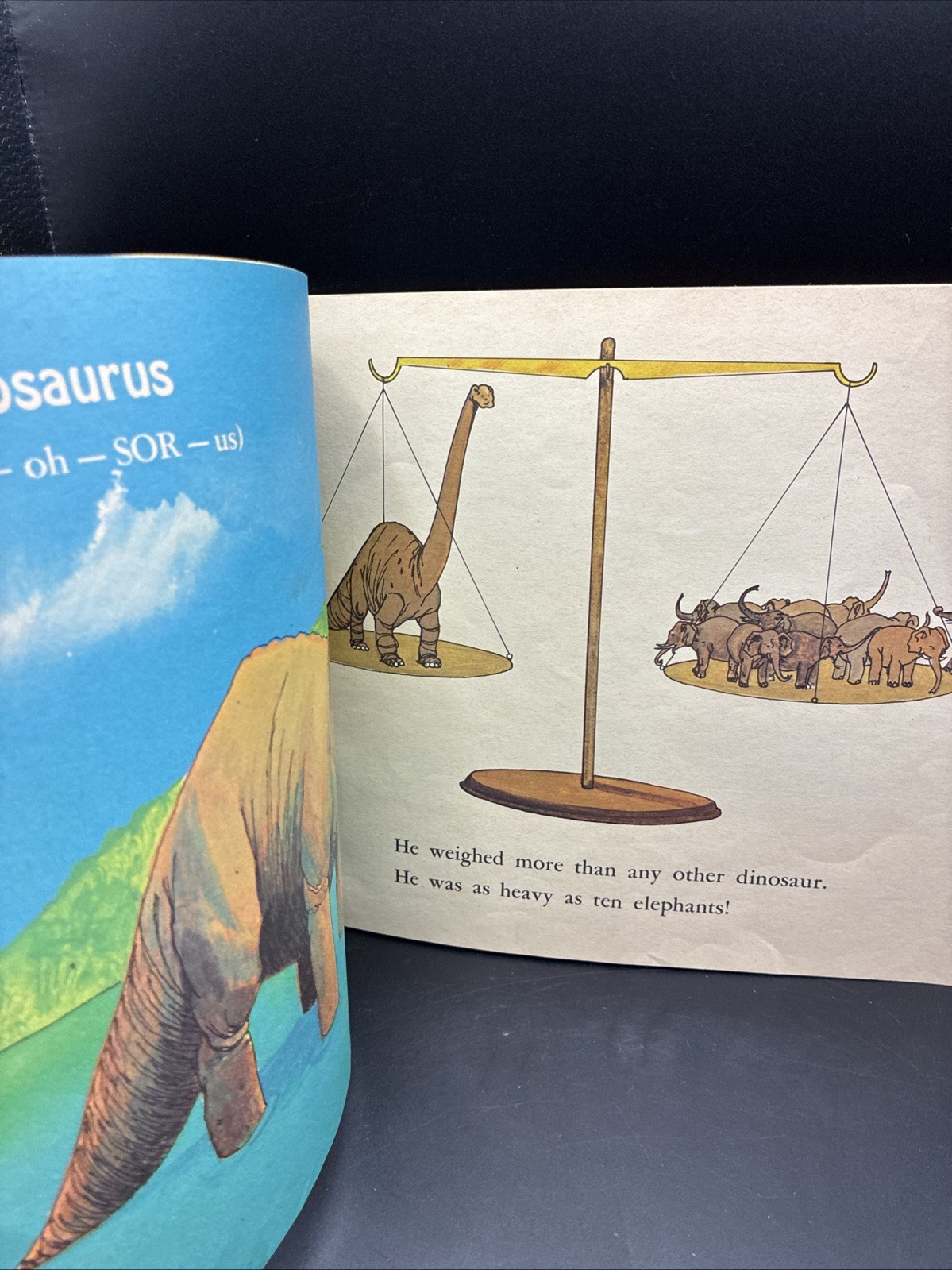 Giant Dinosaurs (Erna Rowe) 1973 Scholastic Paperback