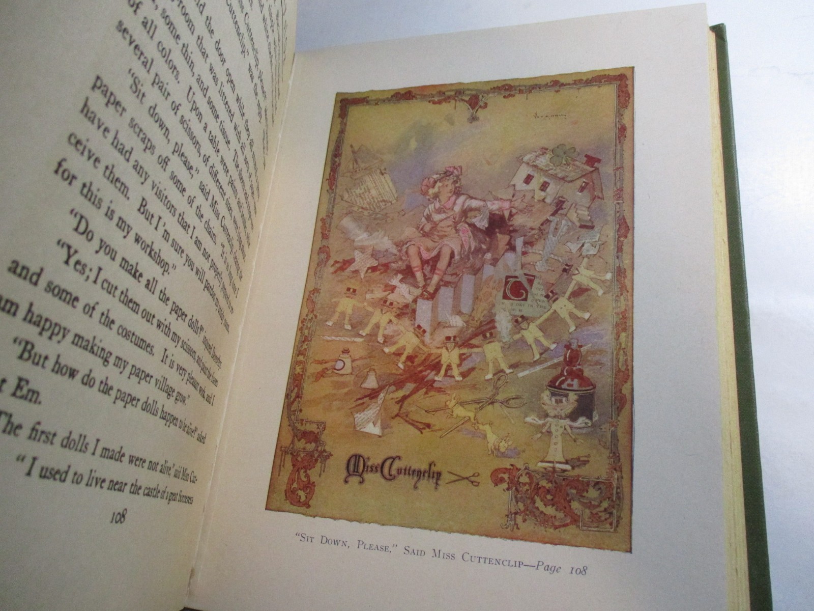 Emerald City of Oz, L Frank Baum, Reilly & Lee, 12 Color Plates, 1920s Edition