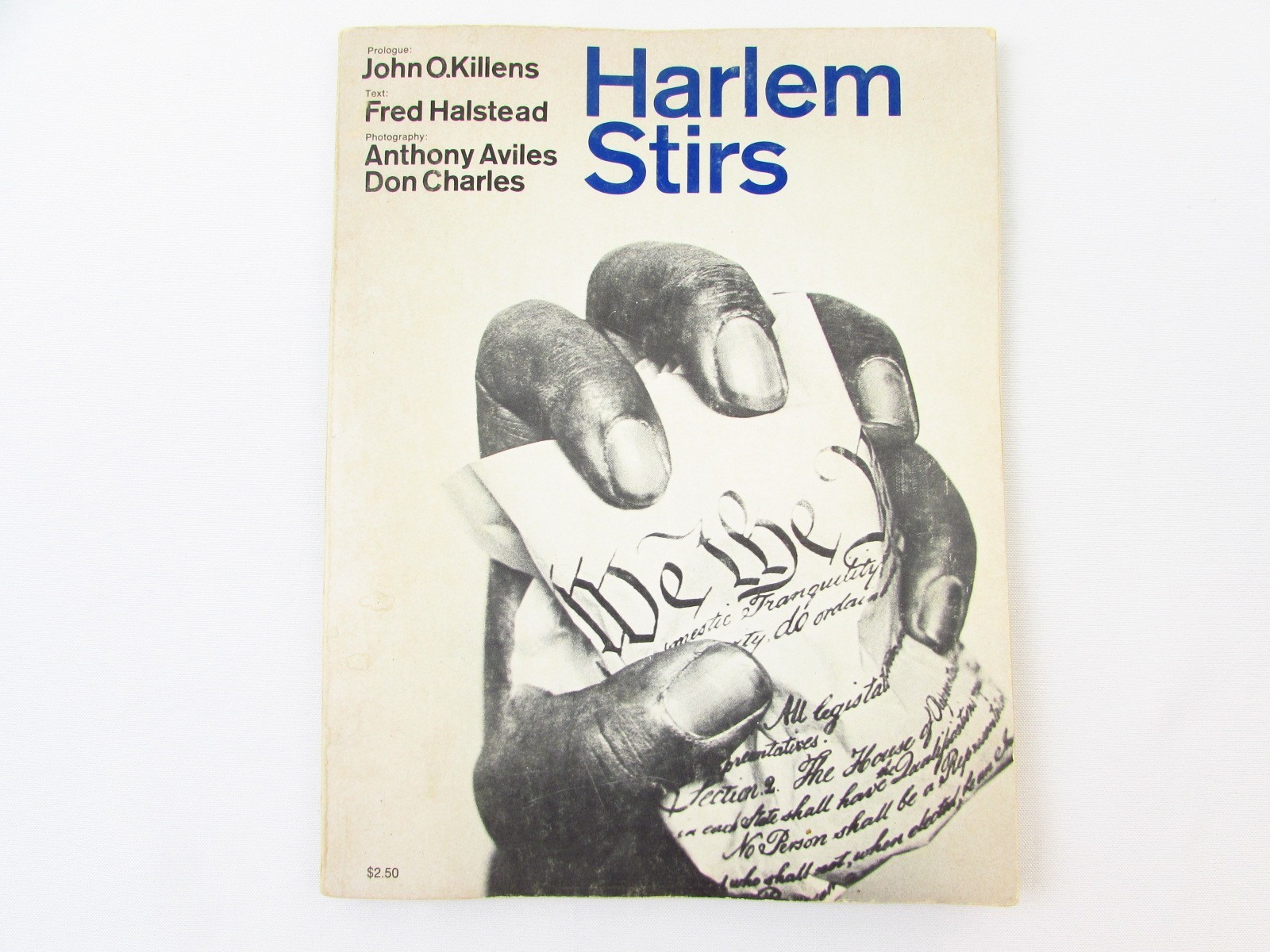 Harlem Stirs Killens Halstead 1966 1st Edition PB