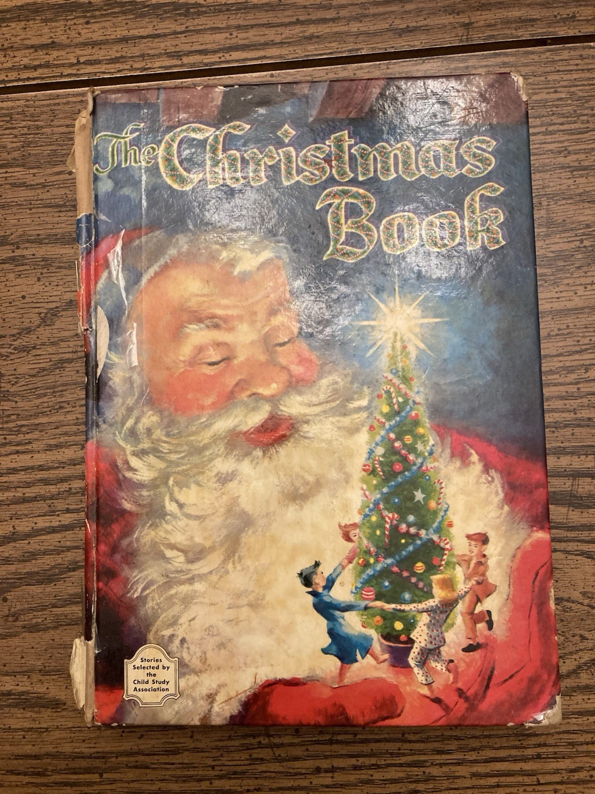 VTG The Christmas Book 1954 Whitman Publishing Hardcover Most Large Print Illust