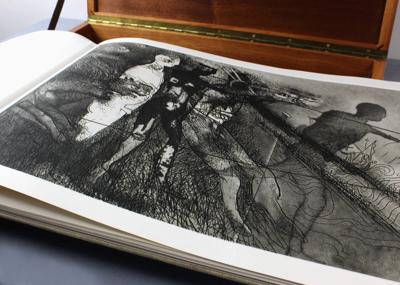Columbus Papers luxury 1987 edition – Juan RODA signed etchings – in wooden case