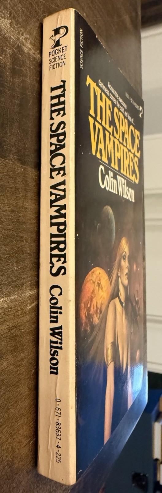 The Space Vampires Colin Wilson 2nd Pocket Books Printing 70’s Vintage Paperback