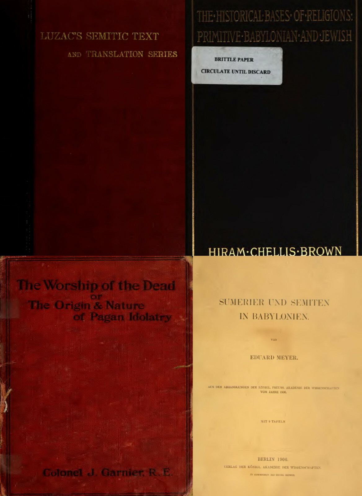 204 Books Ancient Mesopotamia Sumerians Chaldea Babylonia Assyria – Vol.2 on DVD