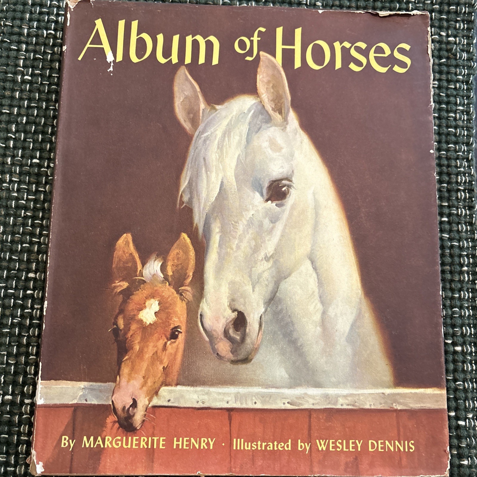 SIGNED Marguerite Henry “Album of Horses” – 1961, Hardcover, Illustrated
