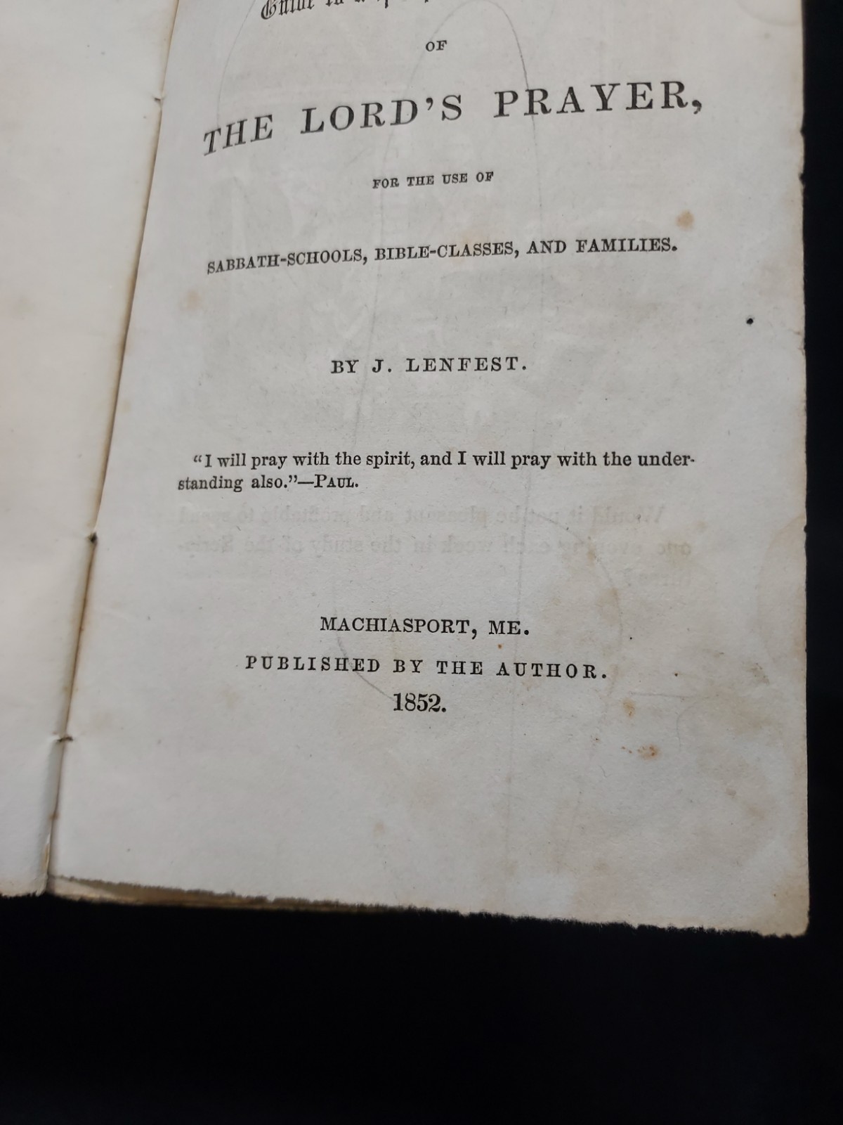 1852 Catechism Guide Proper Understanding of the Lord’s Prayer RELIGIOUS BOOK