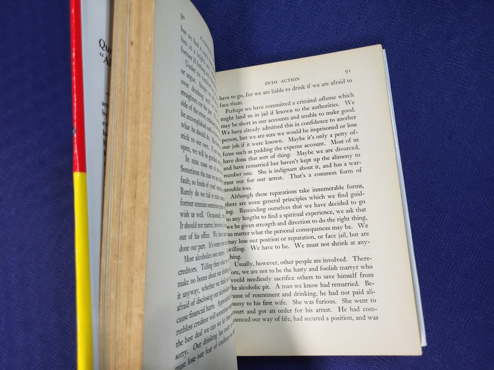 Alcoholics Anonymous Big Book – Bill W. (1st edition 14th print) Works Pub, 1951