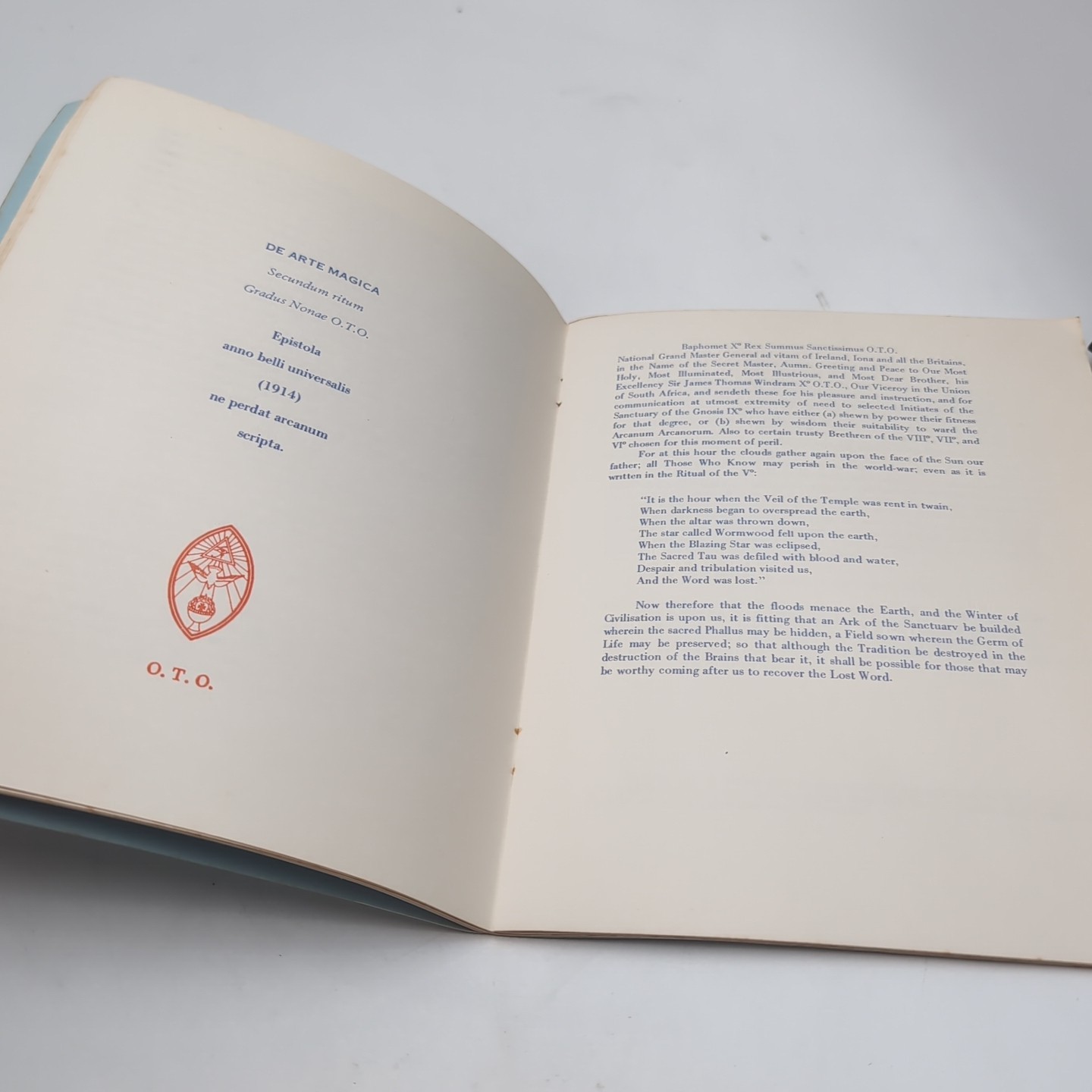 De Arte Magica by Aleister Crowley 1970s Book trade paperback