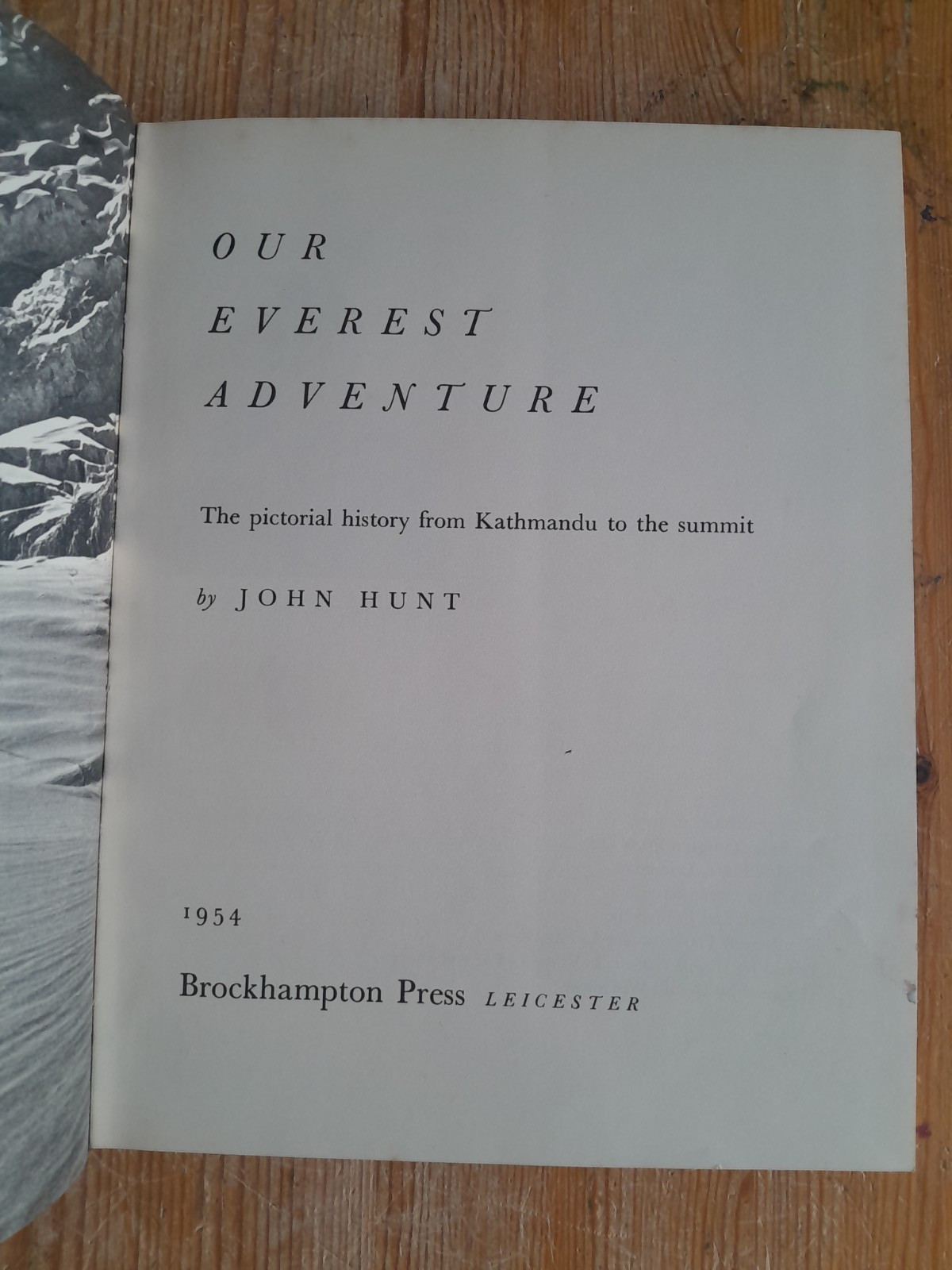 Our Everest Adventure by John Hunt – vintage hardback 1954 with dust jacket