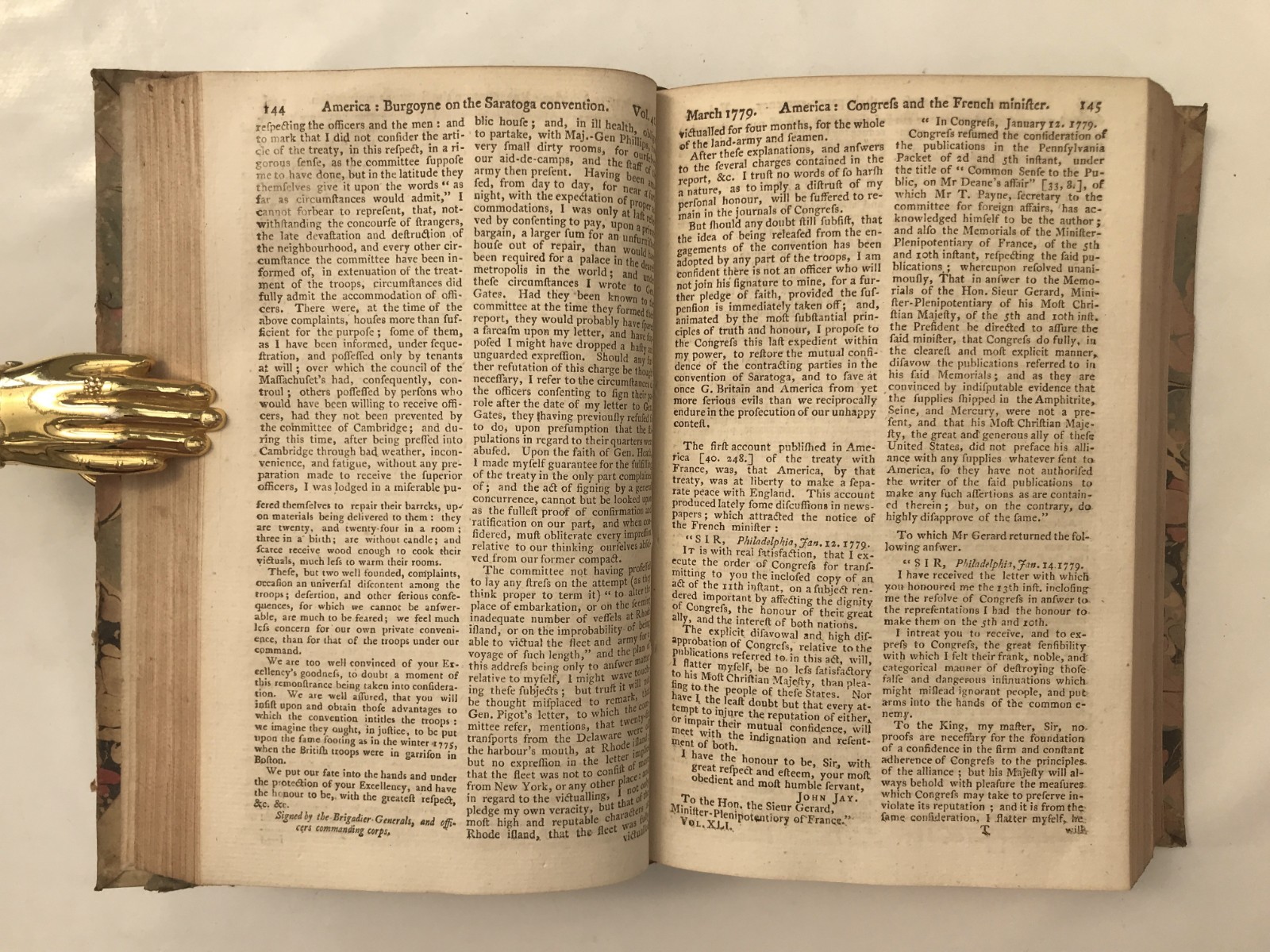 1779 SCOTS MAGAZINE Vol. 41 History Politics Affairs AMERICA Resolution Congress