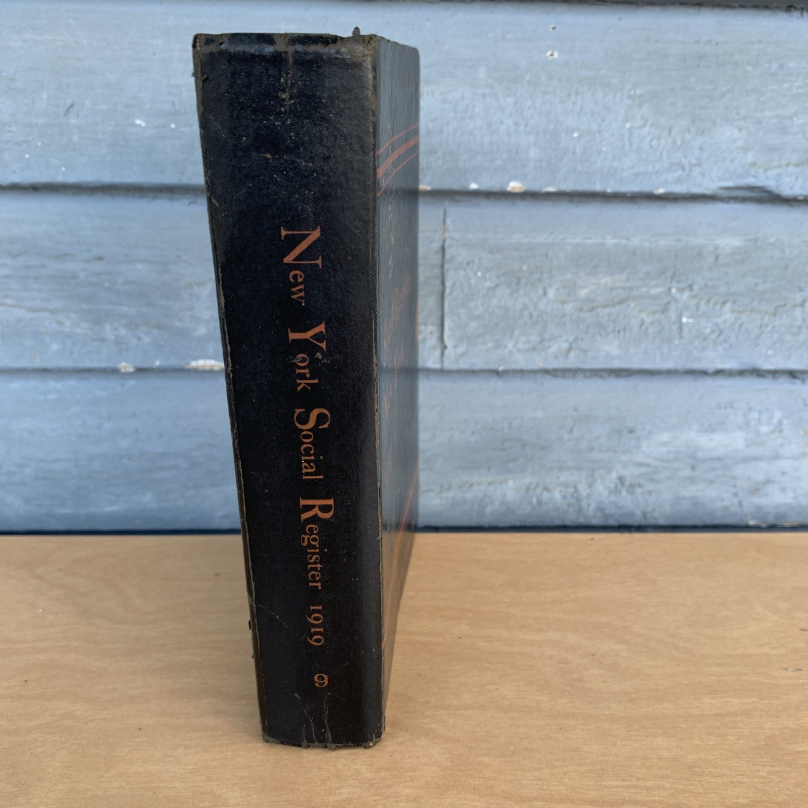 Social Register New York 1919 Hardcover Illustrated Directory Book